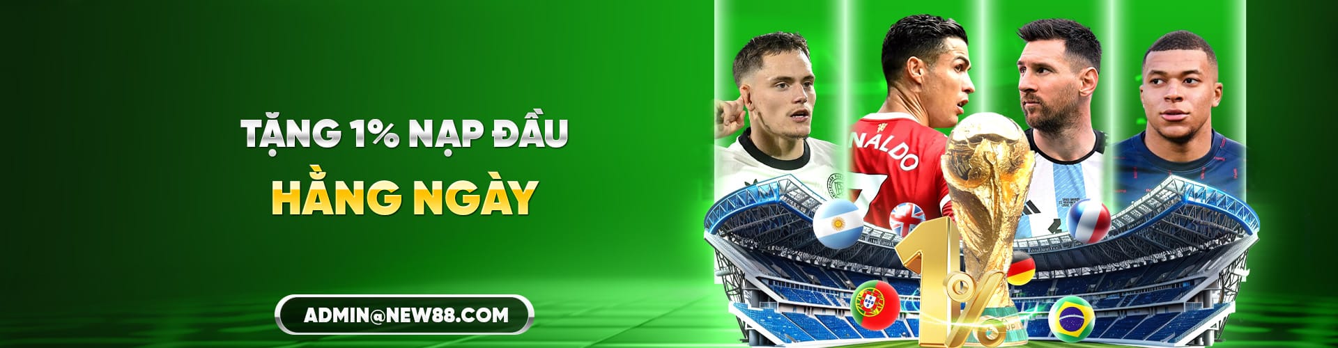New88 Chào World Cup 2026 Tặng Nạp 1%